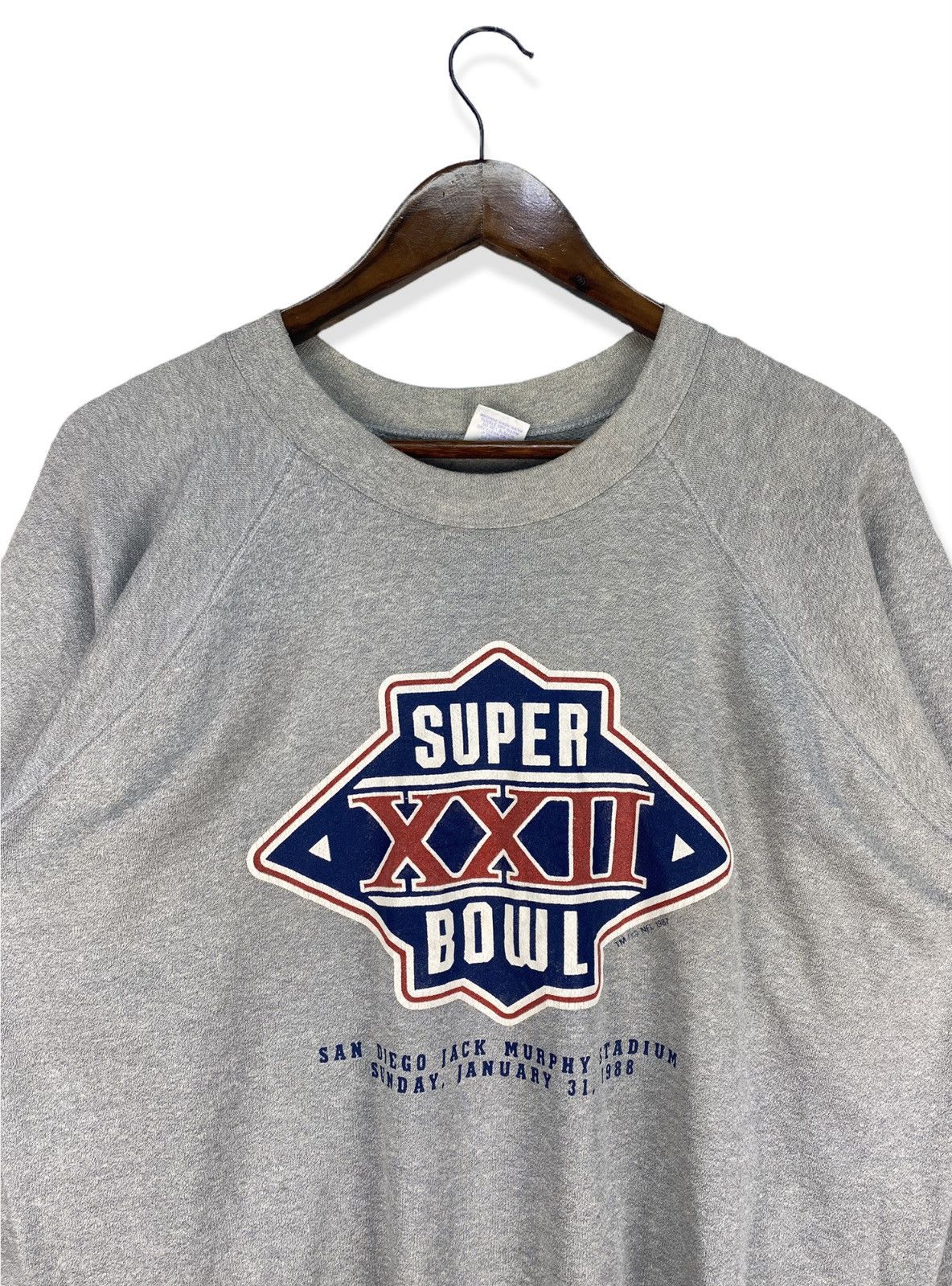 NFL Vintage 80s NFL Super Bowl Sweatshirt Size US XL / EU 56 / 4 - 2 Thumbnail