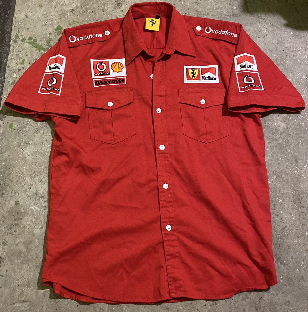 Veste Ferrari F1 Réversible Taille XL - Sponsor Marlboro, FedEx, Vodafone, Style Racing