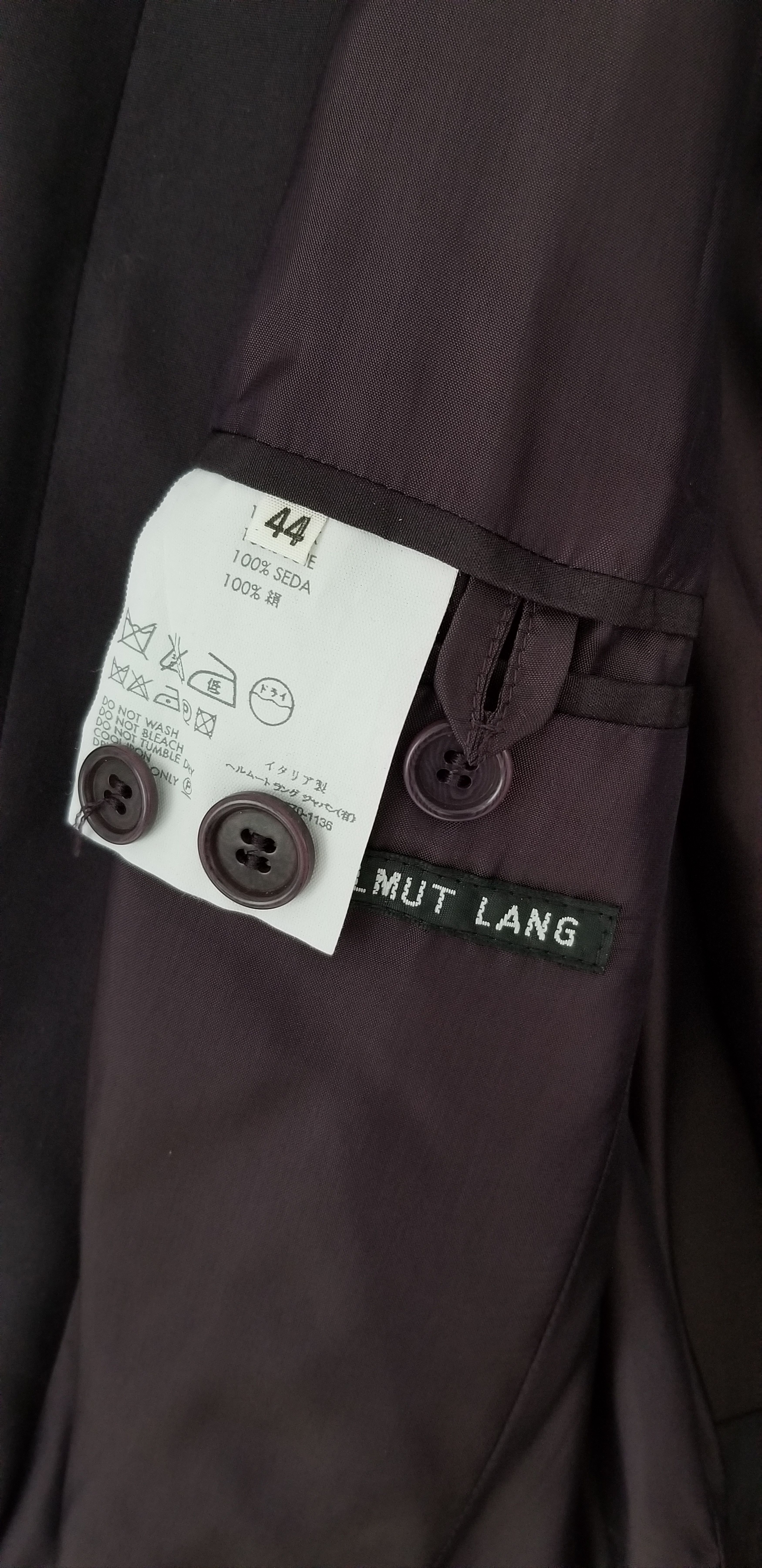 Helmut Lang Helmut Lang Plum Purple Hybrid Coat Jacket M Size M / US 6-8 / IT 42-44 - 9 Thumbnail