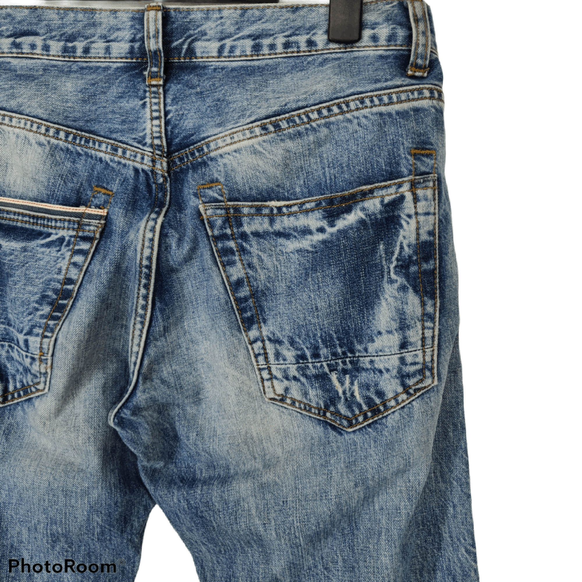 If Six Was Nine × Zara Vintage ZARA Distressed Denim Jeans Size US 31 - 14 Thumbnail