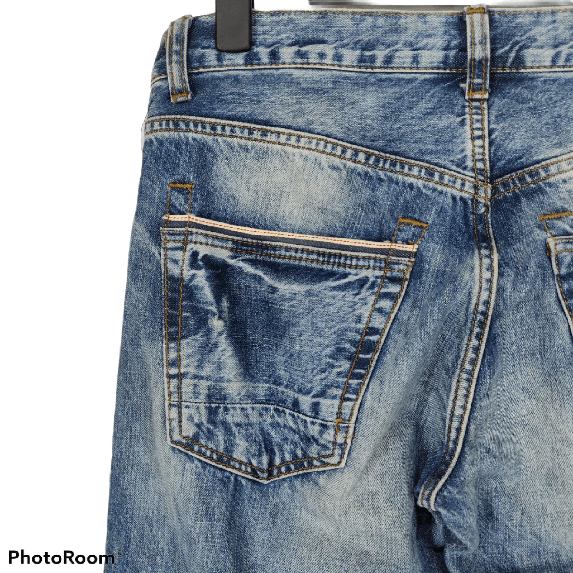 If Six Was Nine × Zara Vintage ZARA Distressed Denim Jeans Size US 31 - 12 Thumbnail