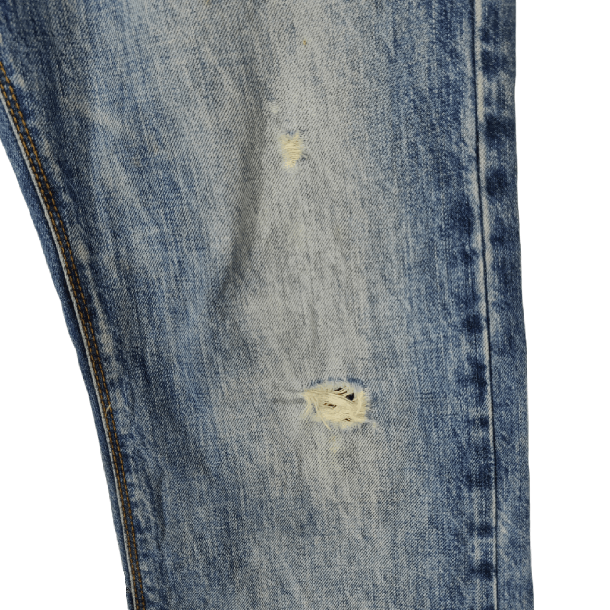 If Six Was Nine × Zara Vintage ZARA Distressed Denim Jeans Size US 31 - 7 Thumbnail