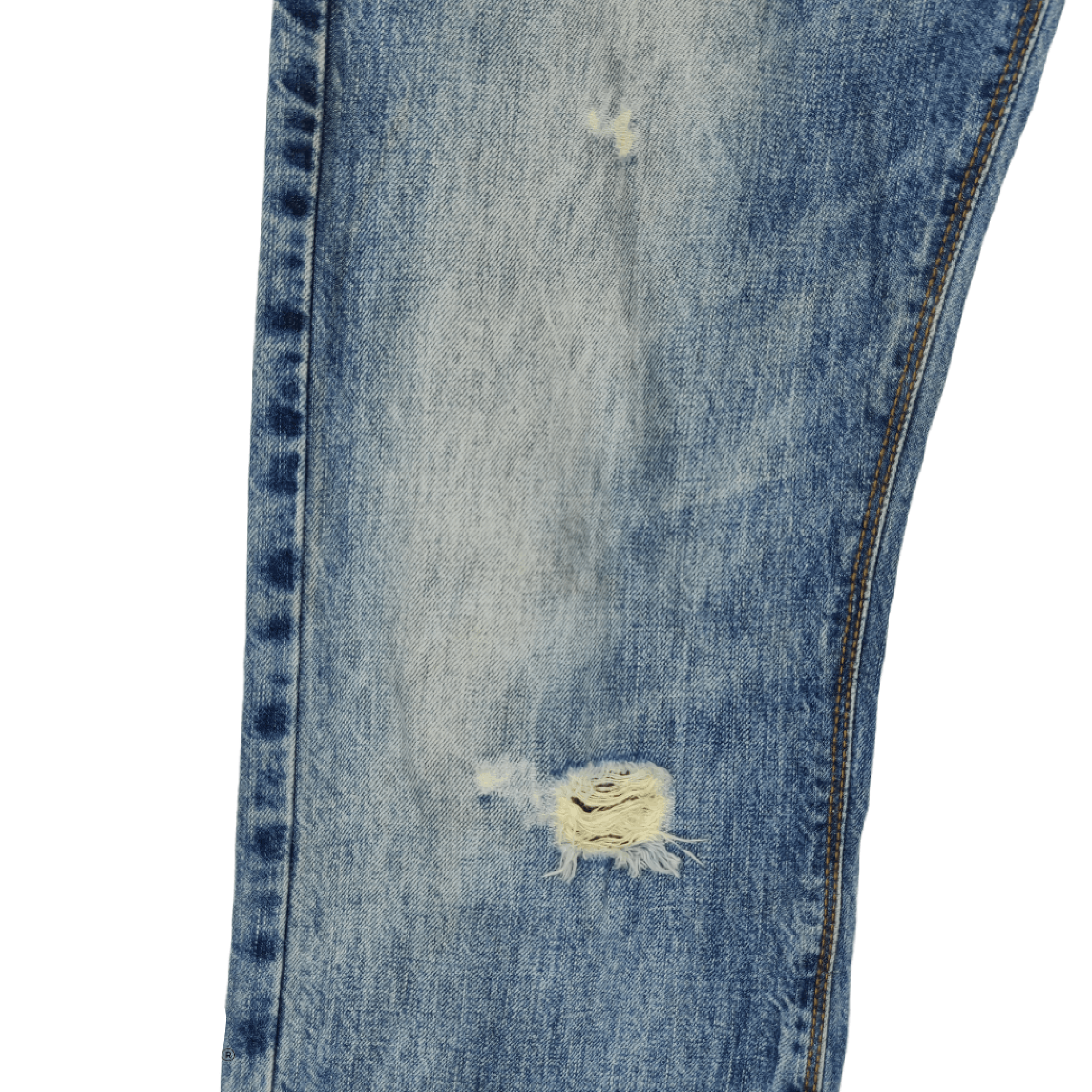 If Six Was Nine × Zara Vintage ZARA Distressed Denim Jeans Size US 31 - 5 Thumbnail