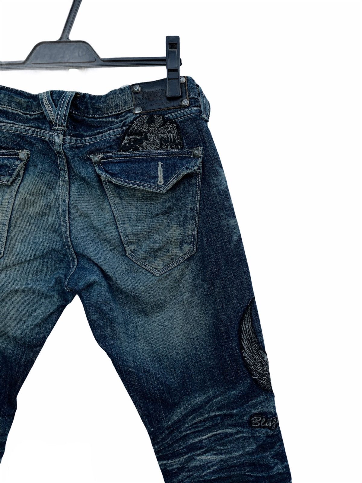 If Six Was Nine × Japanese Brand Japanese Brand Distressed Denim Patches Size US 30 / EU 46 - 13 Thumbnail