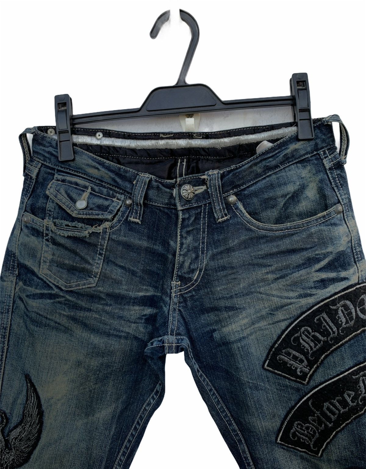 If Six Was Nine × Japanese Brand Japanese Brand Distressed Denim Patches Size US 30 / EU 46 - 7 Thumbnail