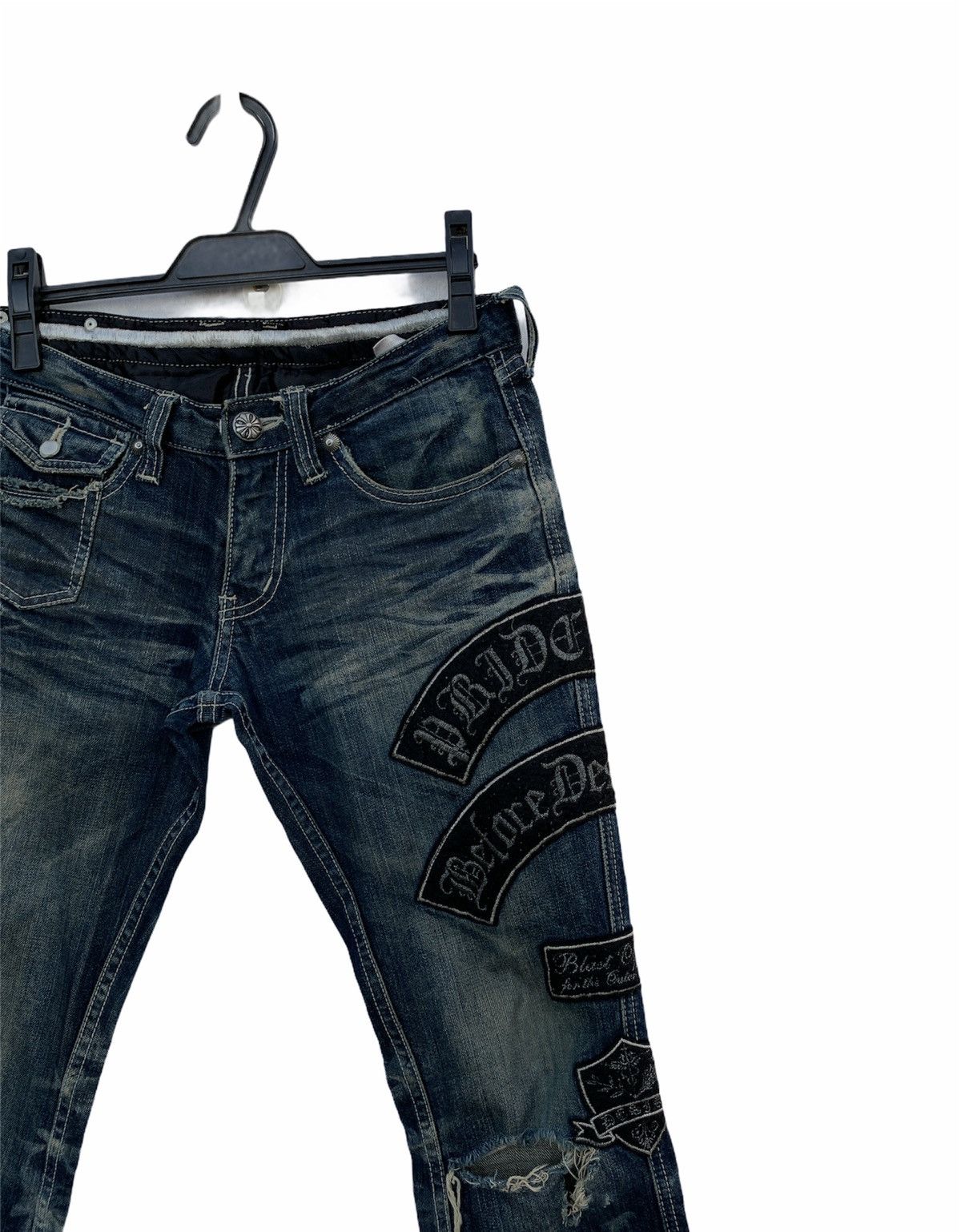 If Six Was Nine × Japanese Brand Japanese Brand Distressed Denim Patches Size US 30 / EU 46 - 5 Thumbnail