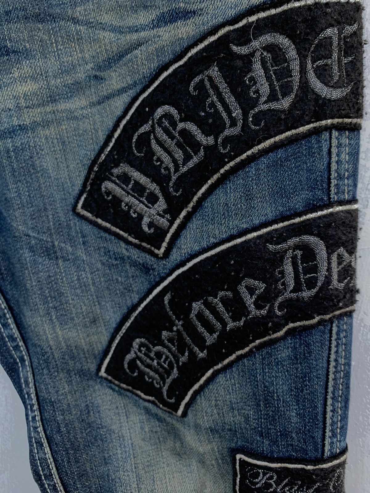 If Six Was Nine × Japanese Brand Japanese Brand Distressed Denim Patches Size US 30 / EU 46 - 23 Thumbnail