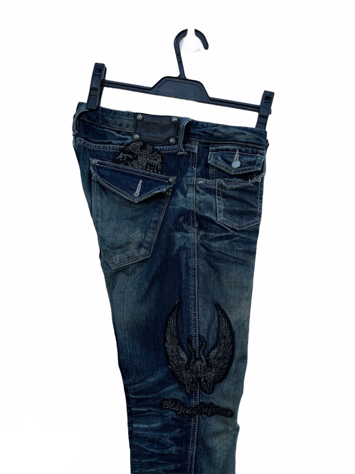 If Six Was Nine × Japanese Brand Japanese Brand Distressed Denim Patches Size US 30 / EU 46 - 17 Thumbnail