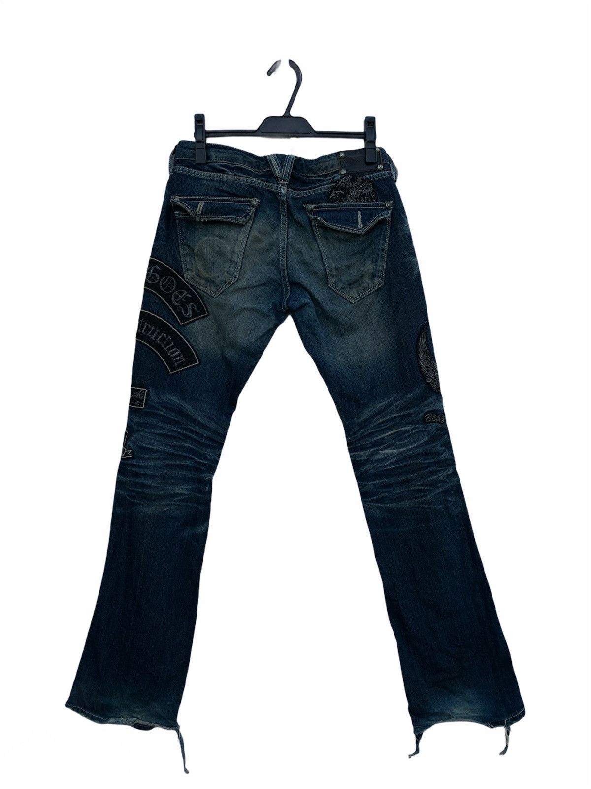 If Six Was Nine × Japanese Brand Japanese Brand Distressed Denim Patches Size US 30 / EU 46 - 8 Thumbnail