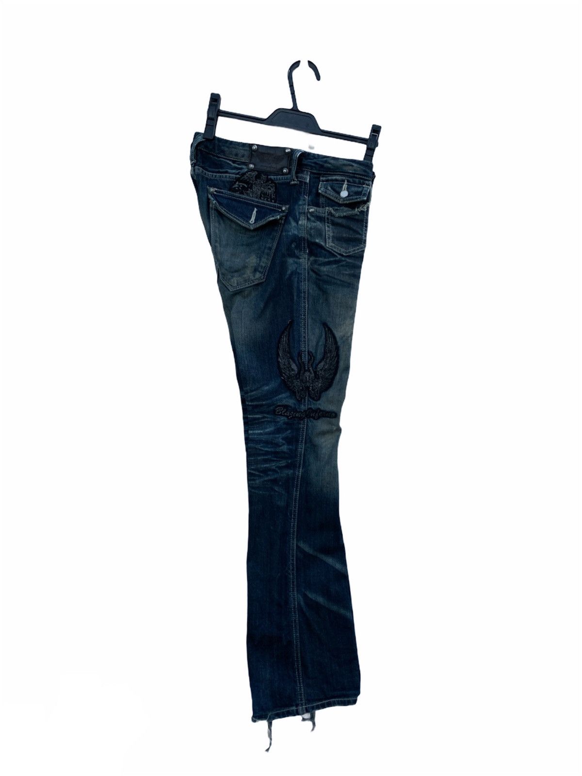 If Six Was Nine × Japanese Brand Japanese Brand Distressed Denim Patches Size US 30 / EU 46 - 16 Thumbnail