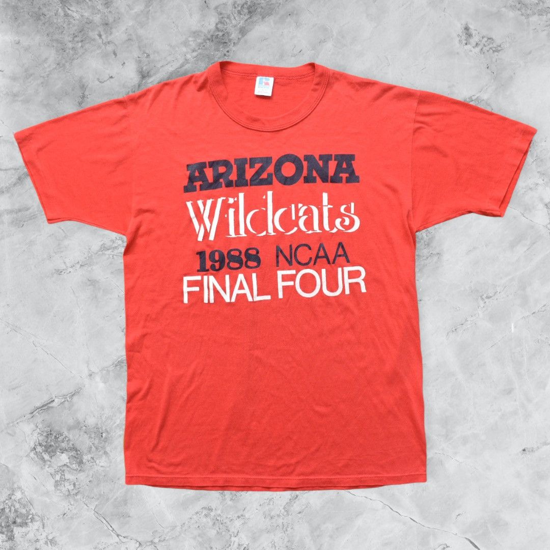 Russell Athletic Vintage ‘88 Final Four Arizona Wildcats T-shirt (L) Size US L / EU 52-54 / 3 - 1 Thumbnail