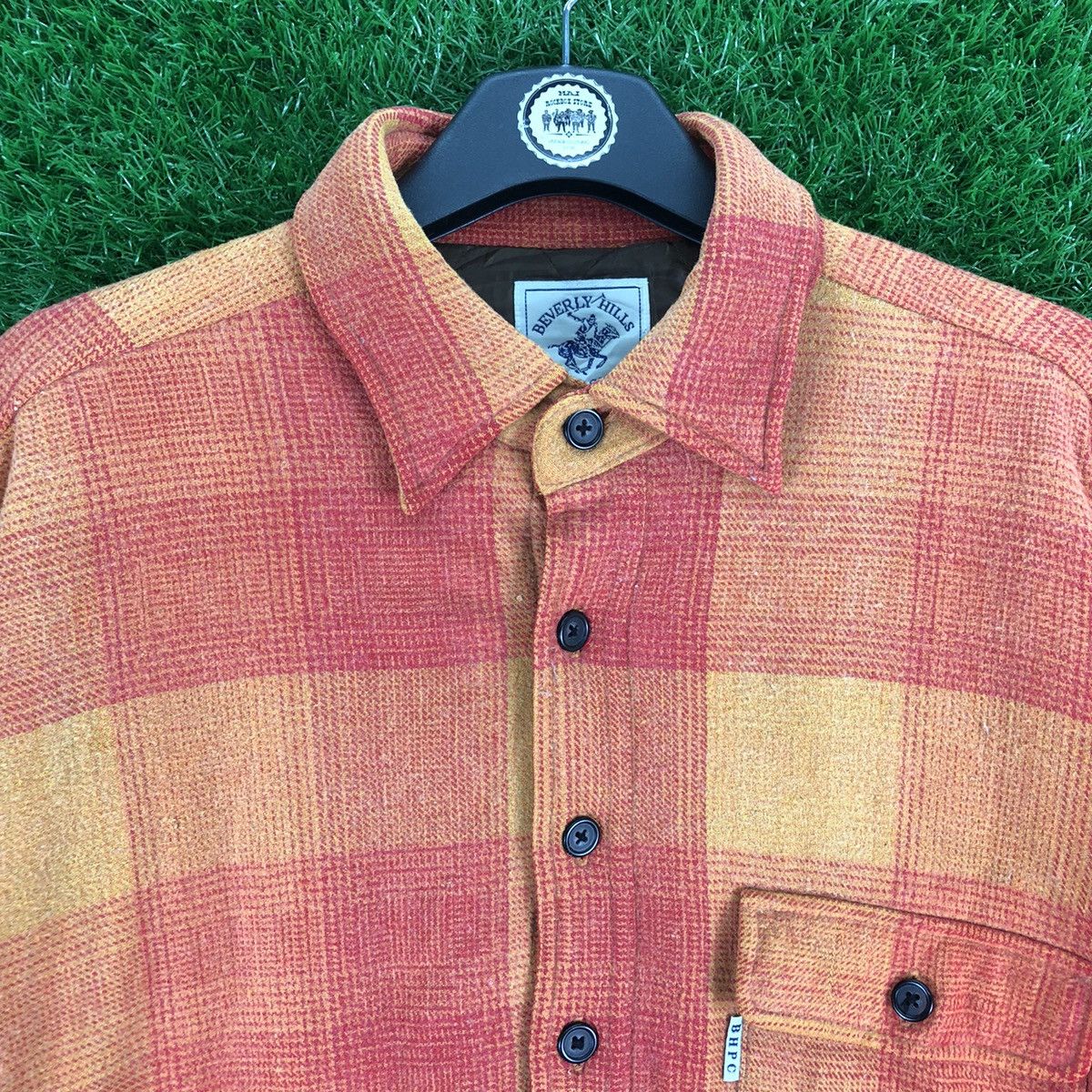 Beverly Hills Polo Club Vintage Wool Flannel Jacket Quilted Lining by Beverly Hills Size US M / EU 48-50 / 2 - 7 Thumbnail