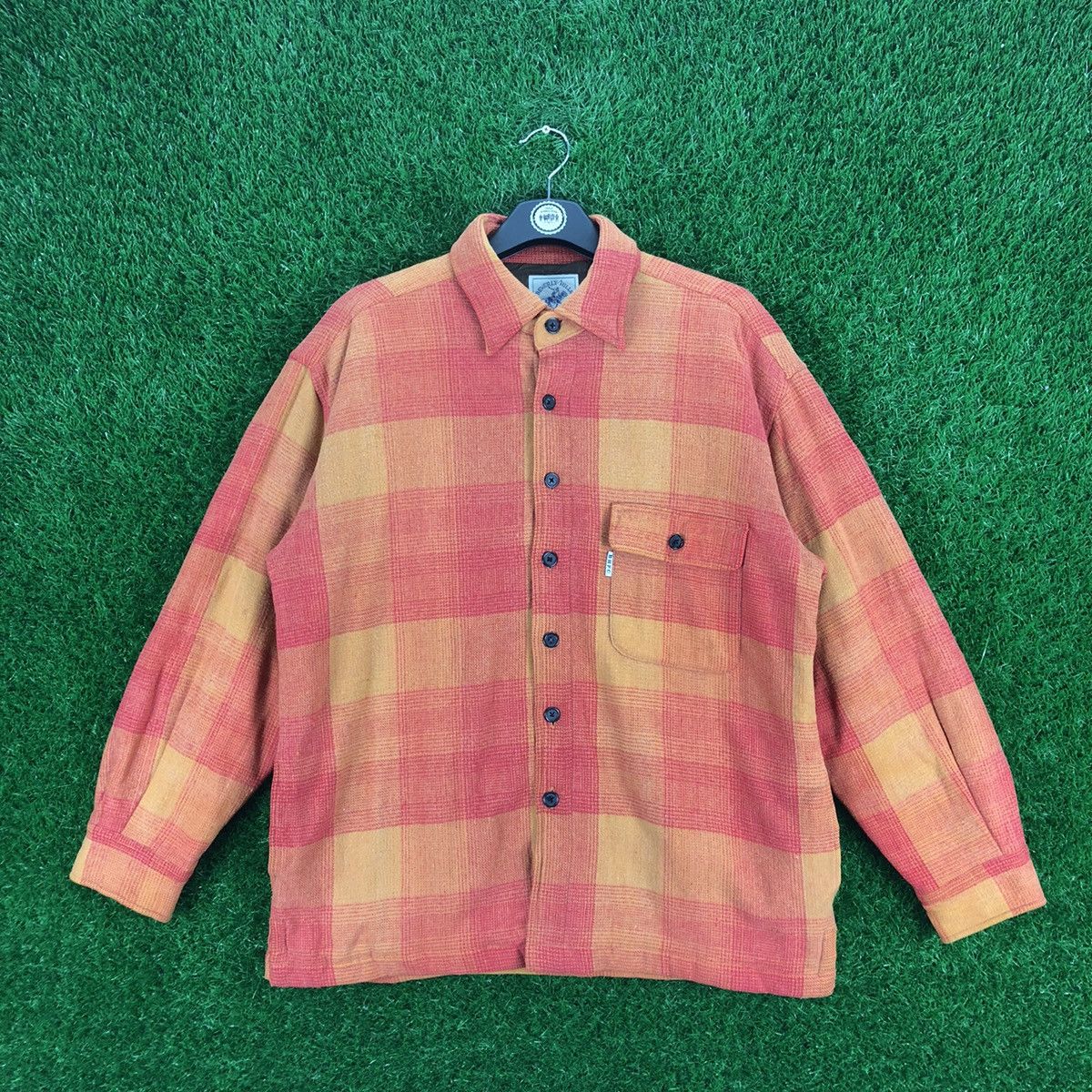 Beverly Hills Polo Club Vintage Wool Flannel Jacket Quilted Lining by Beverly Hills Size US M / EU 48-50 / 2 - 1 Thumbnail