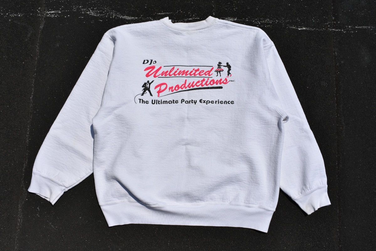 Other Vintage 90s DJs Unlimited Prod. Sweatshirt (L) Size US L / EU 52-54 / 3 - 1 Thumbnail