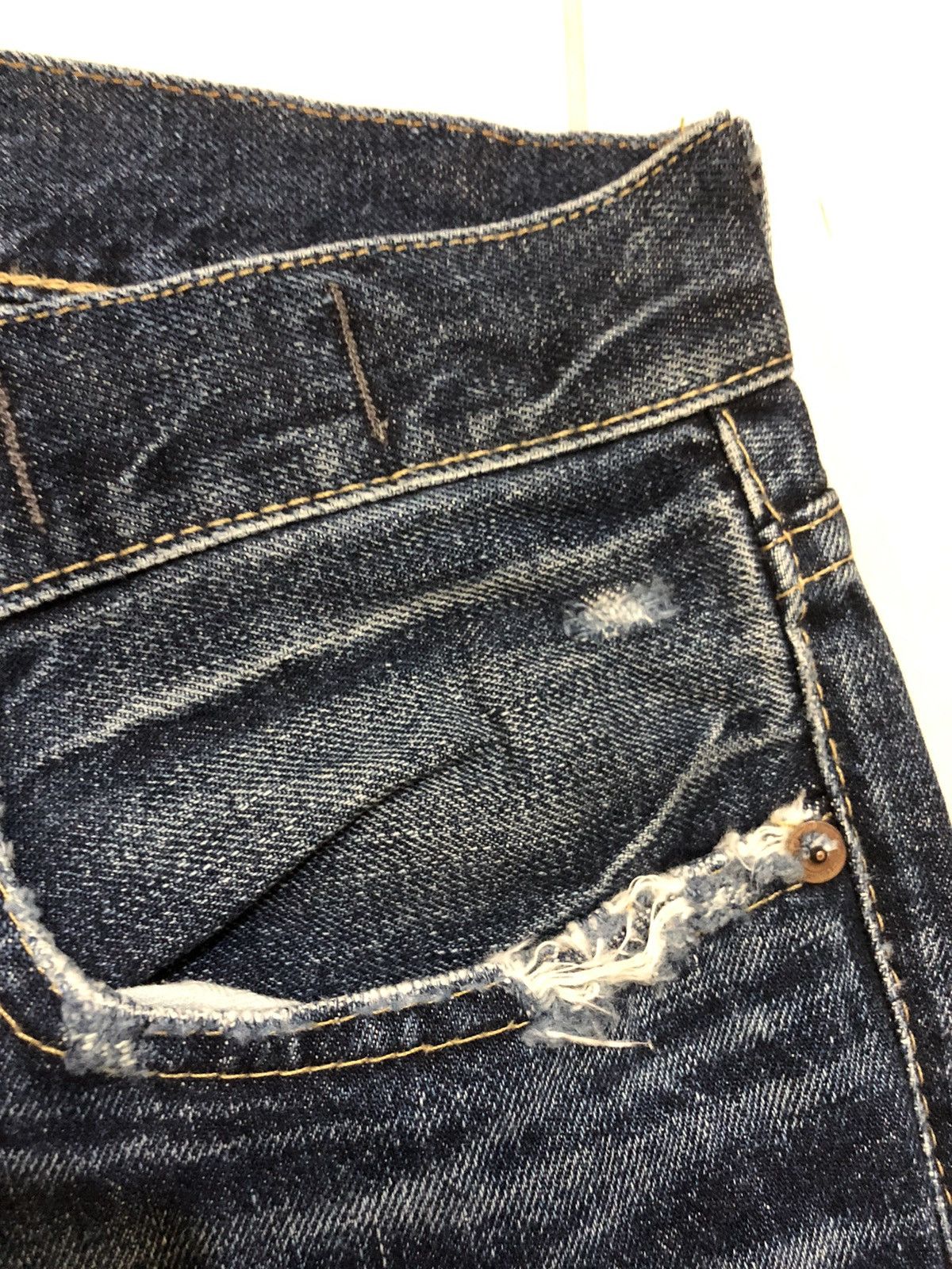 Denim & Supply Ralph Lauren × Ralph Lauren Vintage distressed Denim & Suply Ralph Lauren denim pants Size US 32 / EU 48 - 9 Thumbnail
