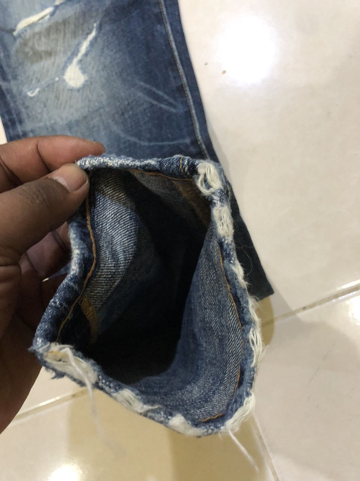 Denim & Supply Ralph Lauren × Ralph Lauren Vintage distressed Denim & Suply Ralph Lauren denim pants Size US 32 / EU 48 - 6 Thumbnail