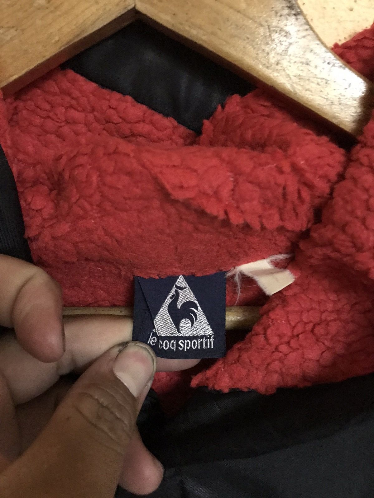 Le Coq Sportif × Other × Vintage RARE 90s VINTAGE LE COQ SPORTIF SHERPA LONG JACKET CASUAL Size US L / EU 52-54 / 3 - 7 Thumbnail