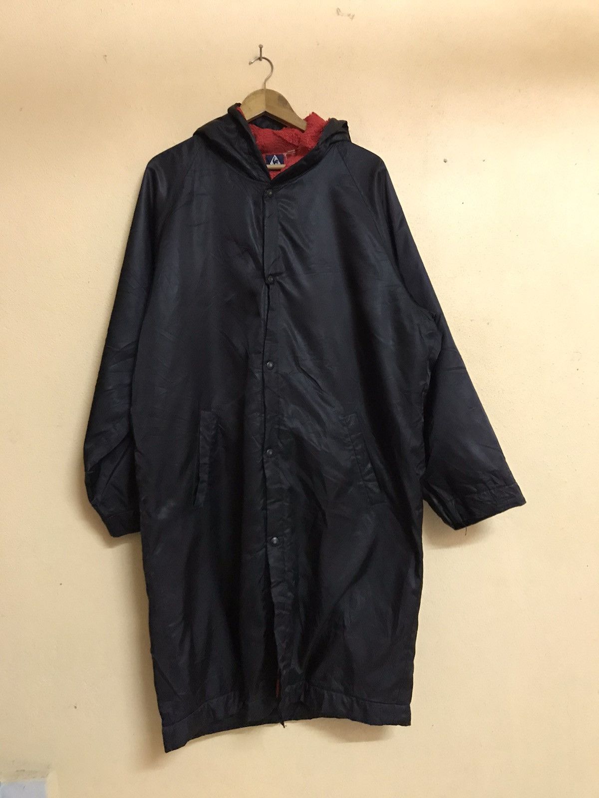 Le Coq Sportif × Other × Vintage RARE 90s VINTAGE LE COQ SPORTIF SHERPA LONG JACKET CASUAL Size US L / EU 52-54 / 3 - 4 Thumbnail