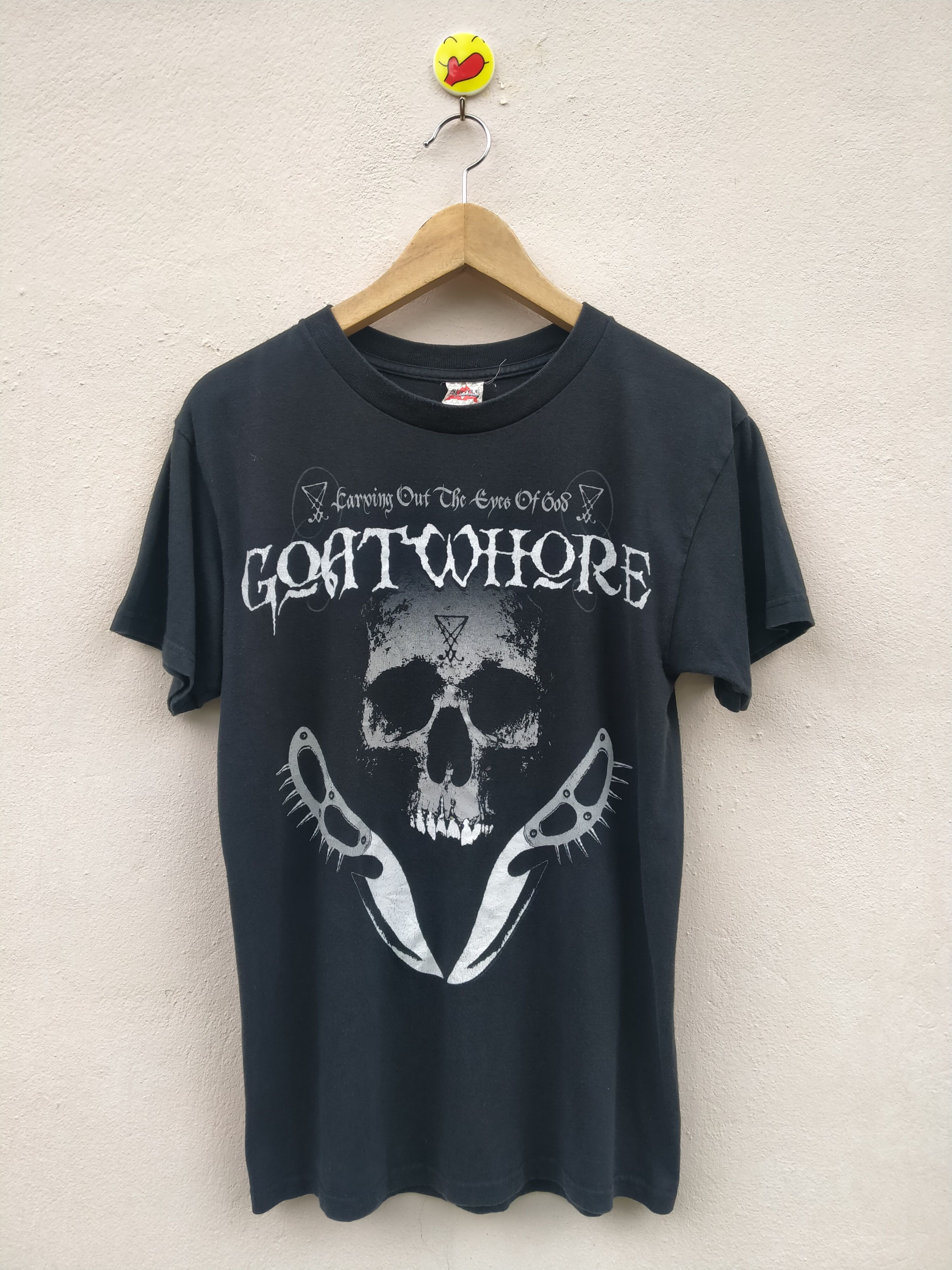 Image of Band Tees x Rock Band VTG Goatwhore Carving Out The Eyes Of God Extreme Metal Band (Size Small)