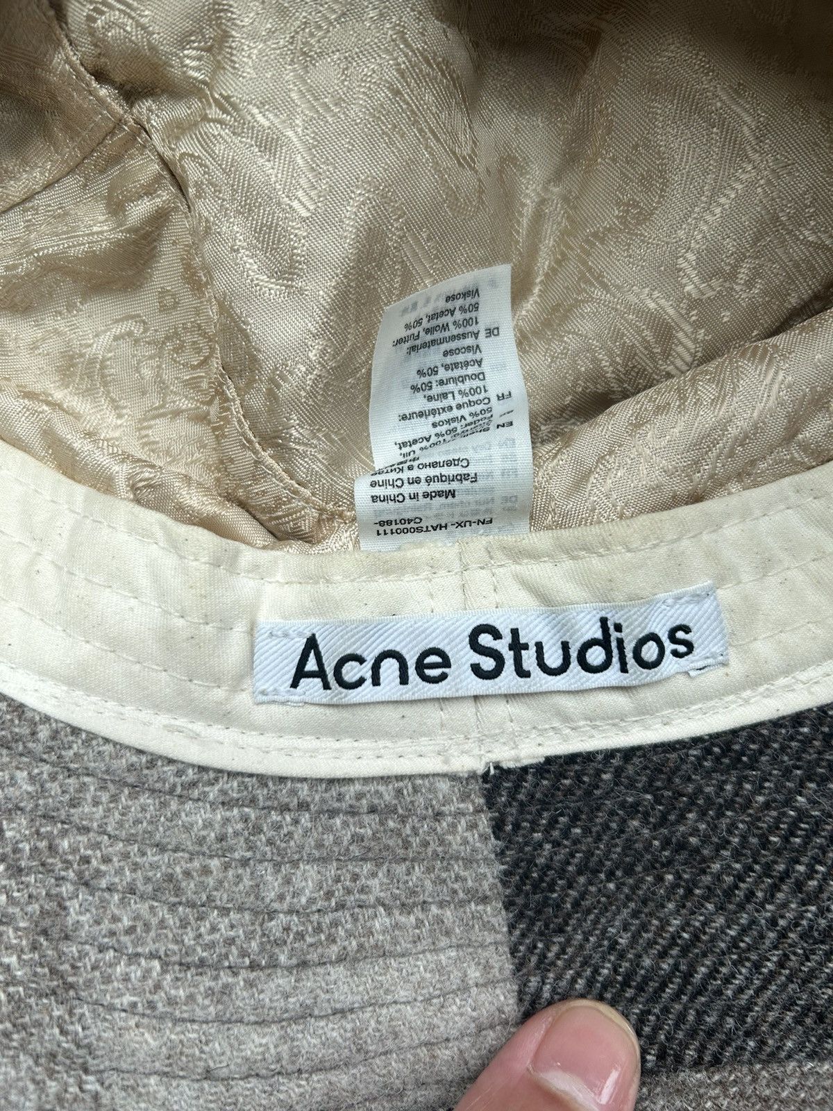 Acne Studios Acne Studios Bucket Hat Size ONE SIZE - 5 Thumbnail
