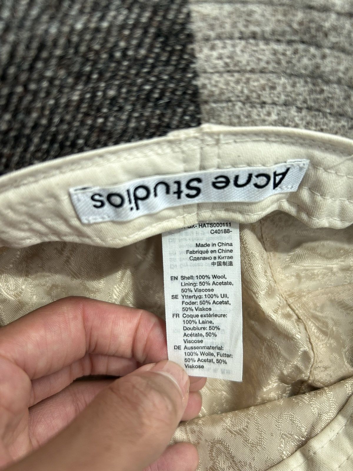 Acne Studios Acne Studios Bucket Hat Size ONE SIZE - 6 Thumbnail