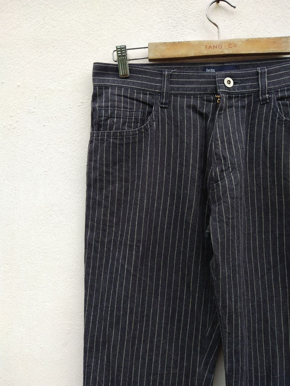 Japanese Brand Japanese Brand Tees & Hiro Stripe Casual Trouser Pants Size US 31 - 5 Thumbnail