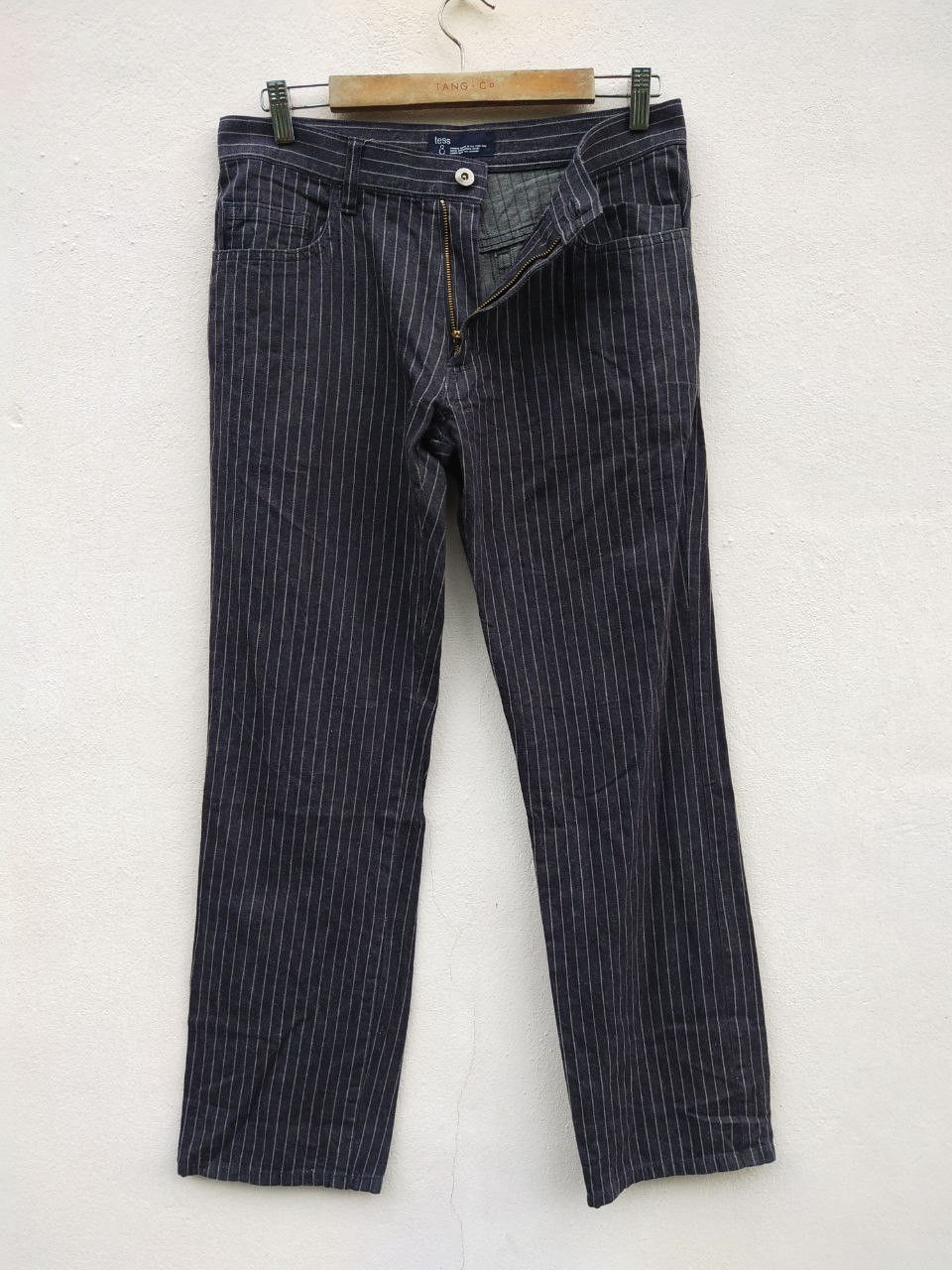 Japanese Brand Japanese Brand Tees & Hiro Stripe Casual Trouser Pants Size US 31 - 2 Thumbnail