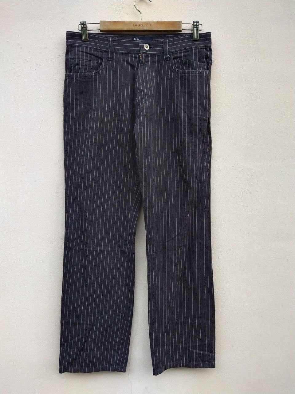 Japanese Brand Japanese Brand Tees & Hiro Stripe Casual Trouser Pants Size US 31 - 3 Thumbnail