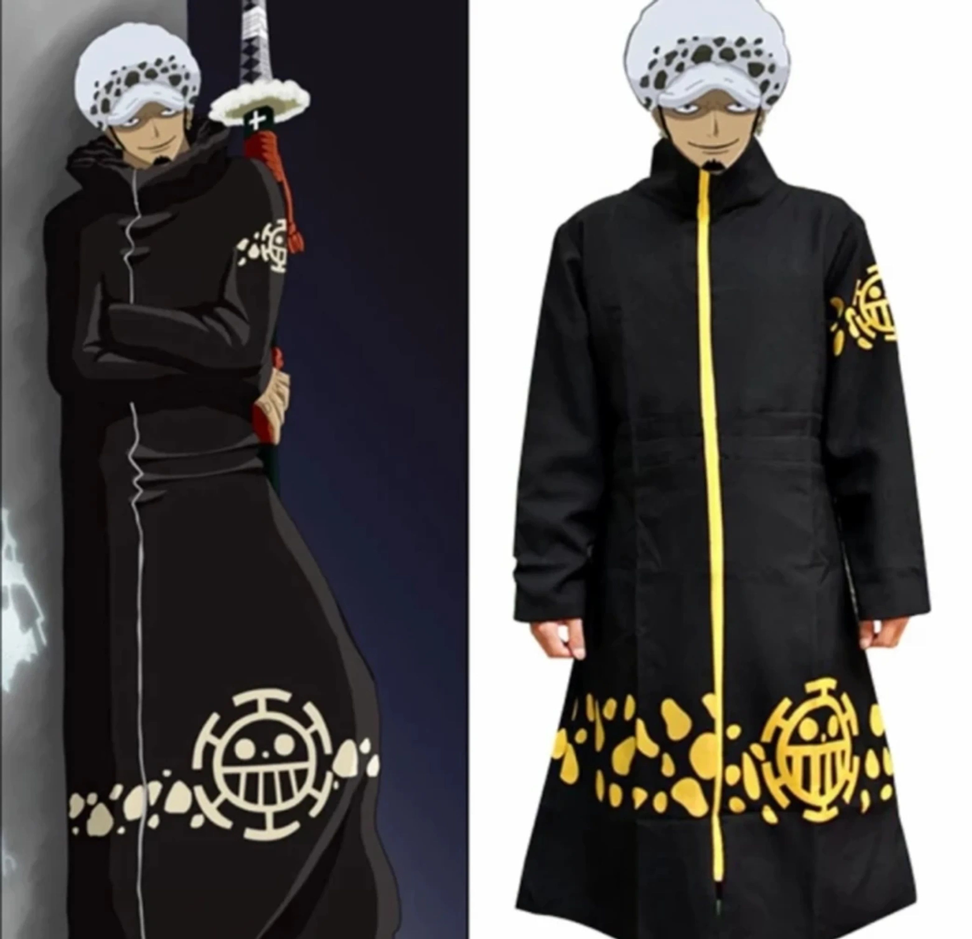 Anime One Piece Cosplay Trafalgar Custom Japan Anime Akira Size US M / EU 48-50 / 2 - 1 Thumbnail