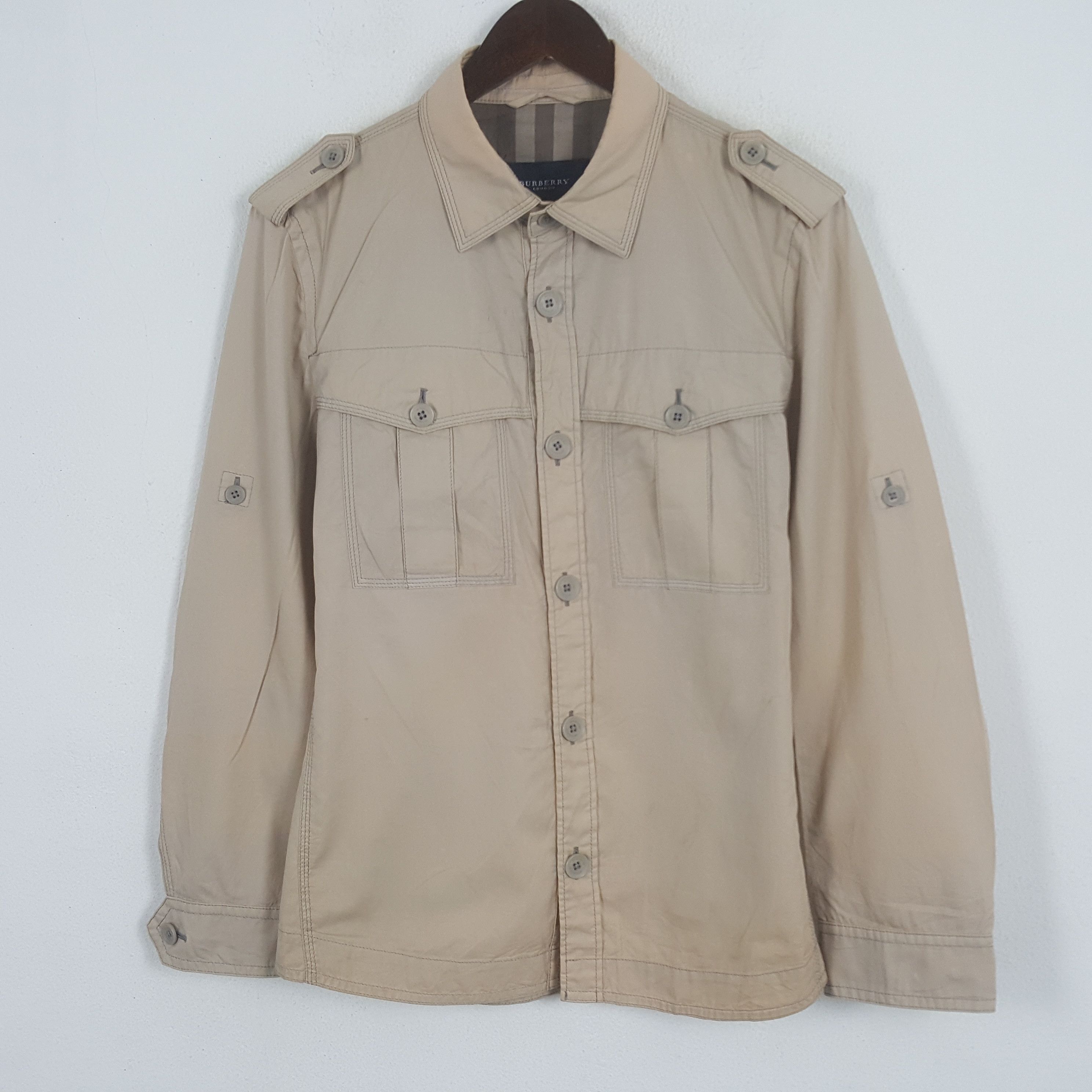 Vintage Burberry London Button Up Jacket