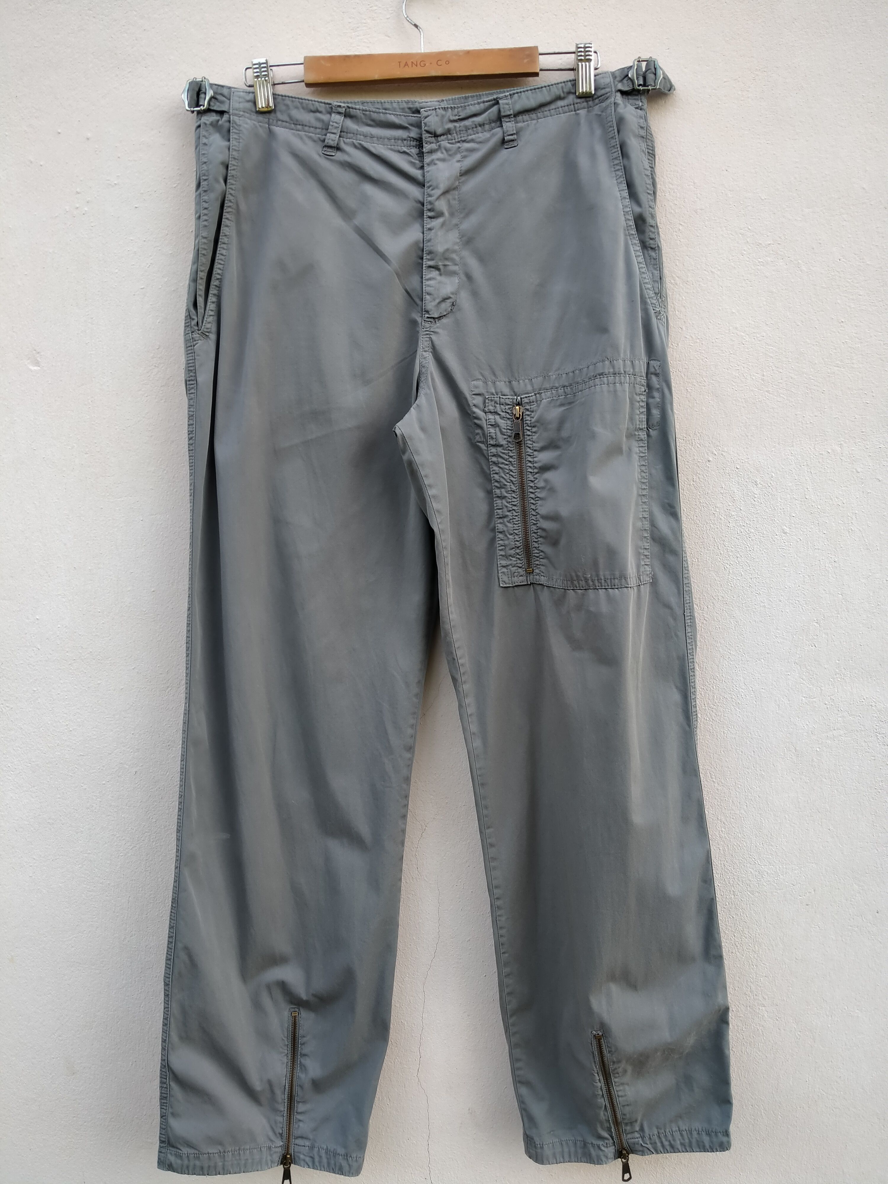 Silas Japanese Brand Silas Nylon Adjustable Waist Trouser Pant Size US 33 - 1 Thumbnail