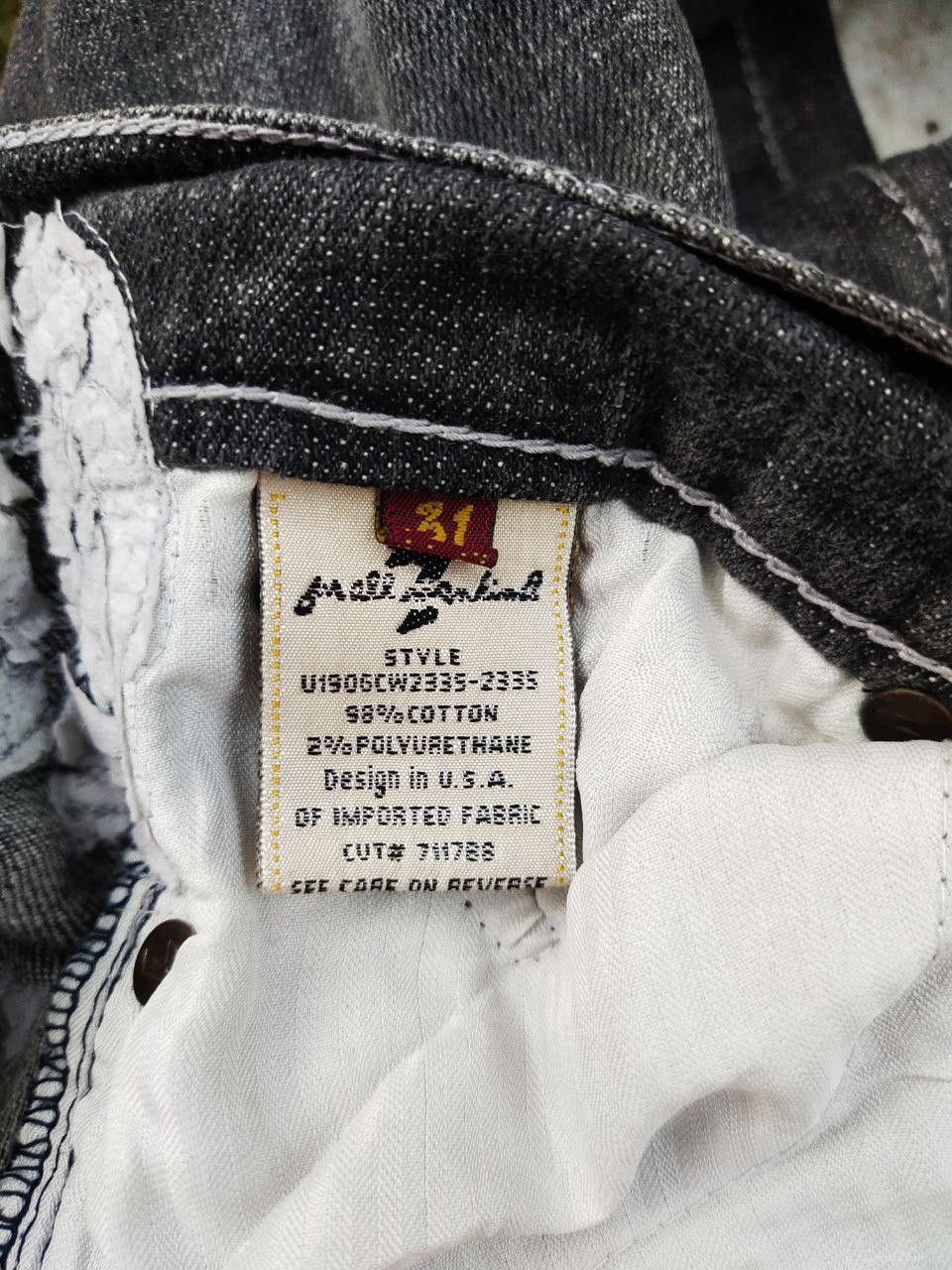 7 For All Mankind Vintage Skull Bone Printed 7 For All Mankind Denim Jeans Size US 32 / EU 48 - 20 Thumbnail