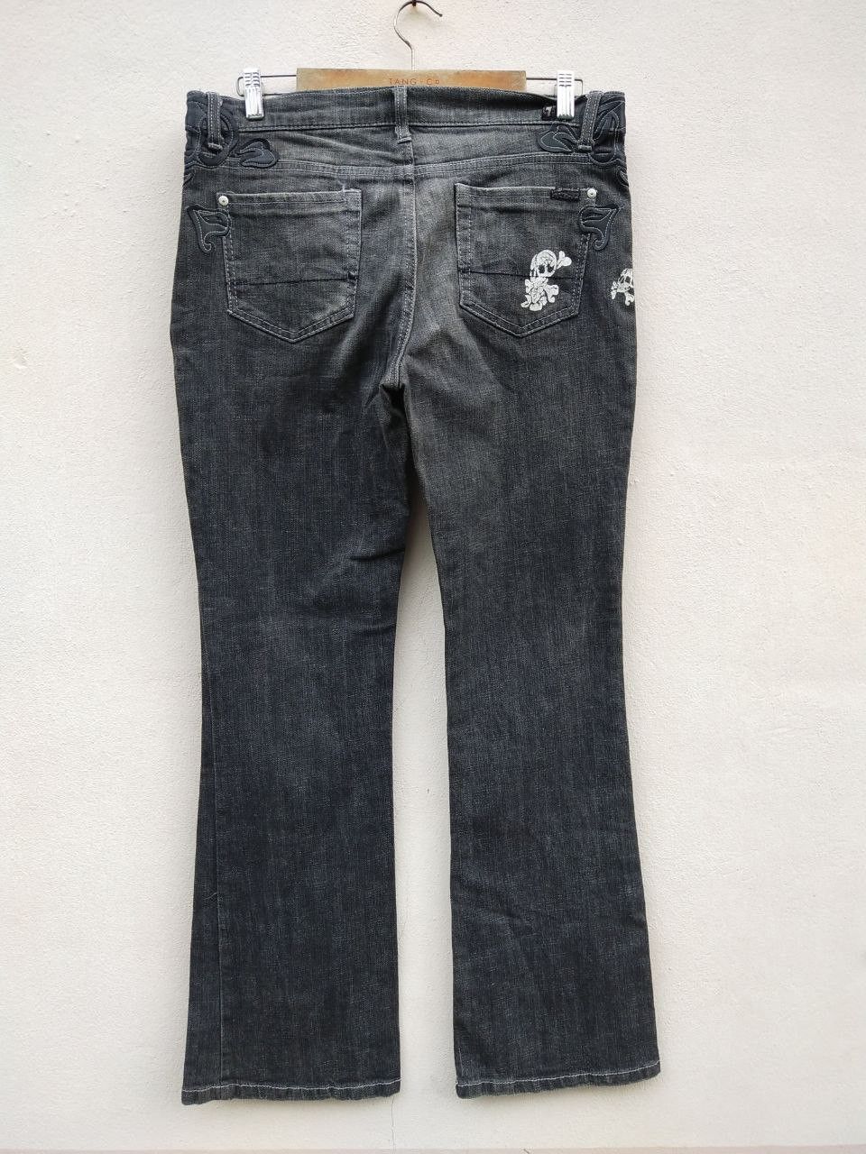 7 For All Mankind Vintage Skull Bone Printed 7 For All Mankind Denim Jeans Size US 32 / EU 48 - 3 Thumbnail