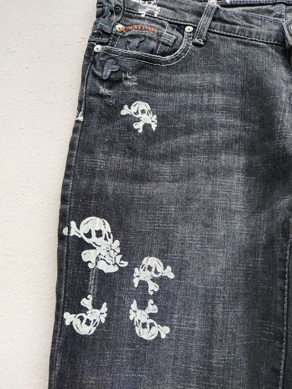 7 For All Mankind Vintage Skull Bone Printed 7 For All Mankind Denim Jeans Size US 32 / EU 48 - 6 Thumbnail