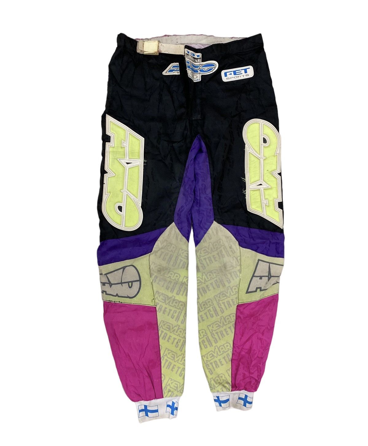 Sports Specialties × Vintage ⚡️VTG 90’s AXO MOTOCROSS FINLAND RACING PANT Size US 30 / EU 46 - 1 Thumbnail
