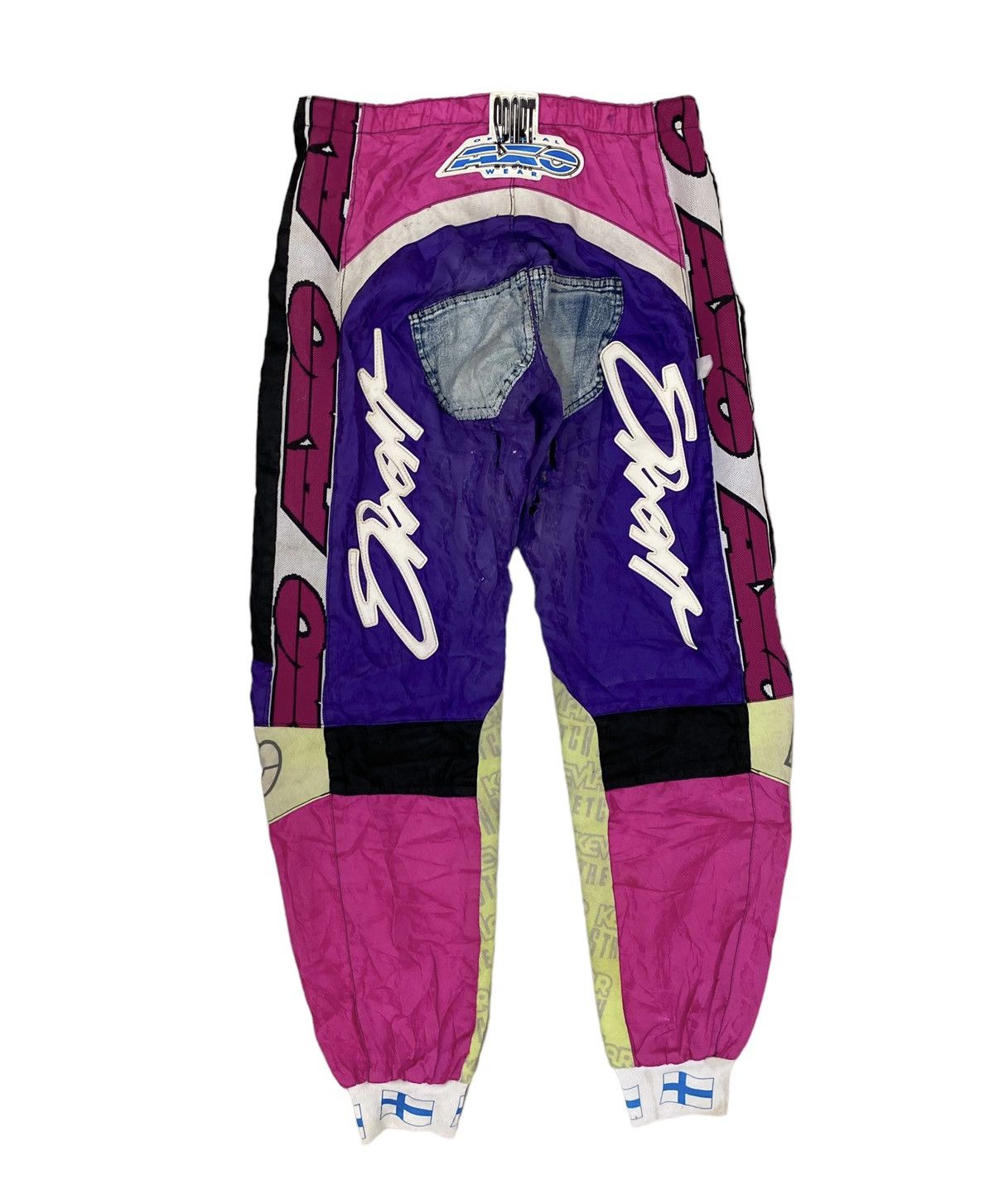 Sports Specialties × Vintage ⚡️VTG 90’s AXO MOTOCROSS FINLAND RACING PANT Size US 30 / EU 46 - 2 Thumbnail