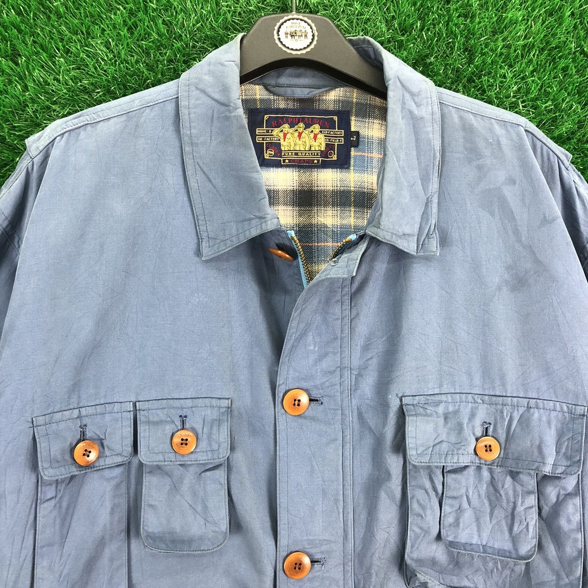 Ralph Lauren Vintage Multi Pocket Jacket Workwear Style Size US XL / EU 56 / 4 - 7 Thumbnail