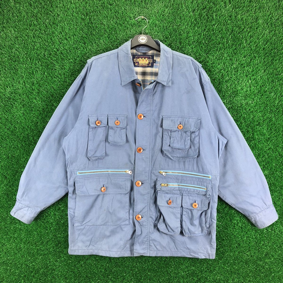 Ralph Lauren Vintage Multi Pocket Jacket Workwear Style Size US XL / EU 56 / 4 - 1 Thumbnail