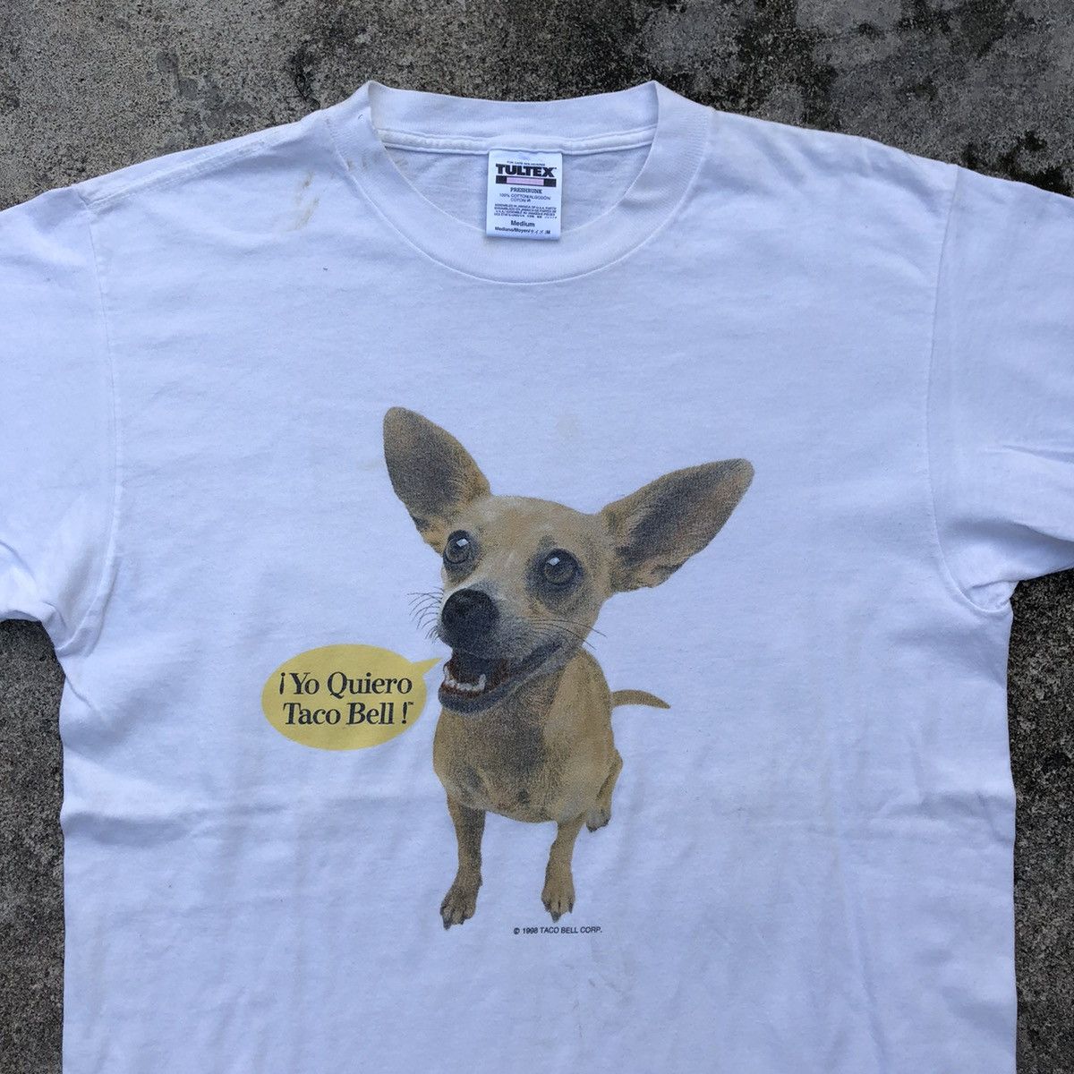 Tultex × Vintage Rare Vintage 1998 Taco Bell Movie Promo Tee By Tultex Size US M / EU 48-50 / 2 - 2 Thumbnail