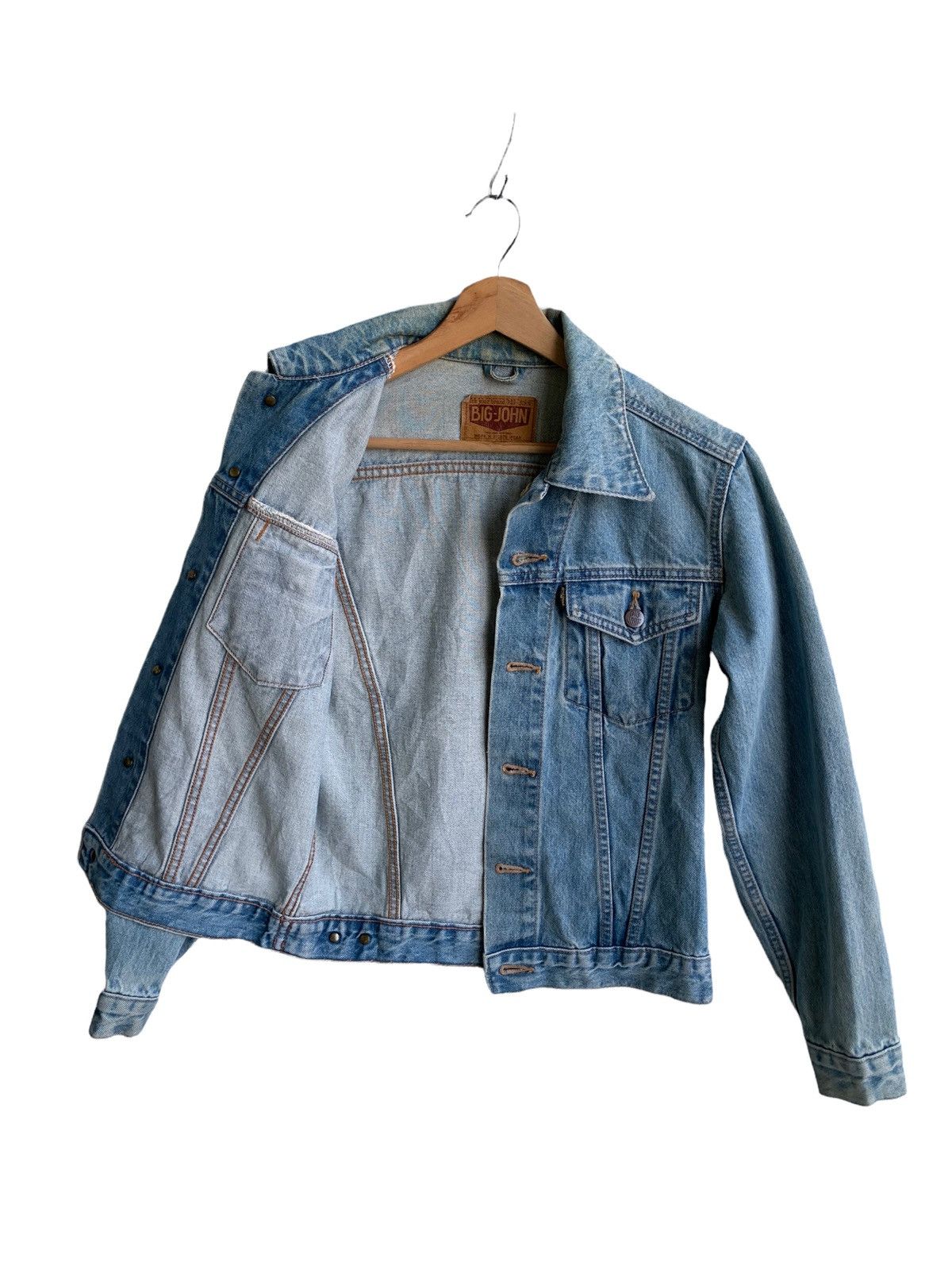 Big John × If Six Was Nine × Vintage Vintage 90s Big John Trucker Denim Jacket Size US S / EU 44-46 / 1 - 15 Thumbnail