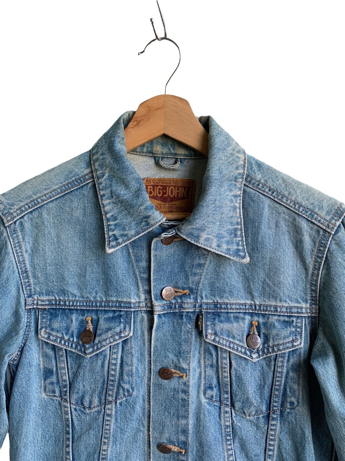 Big John × If Six Was Nine × Vintage Vintage 90s Big John Trucker Denim Jacket Size US S / EU 44-46 / 1 - 3 Thumbnail
