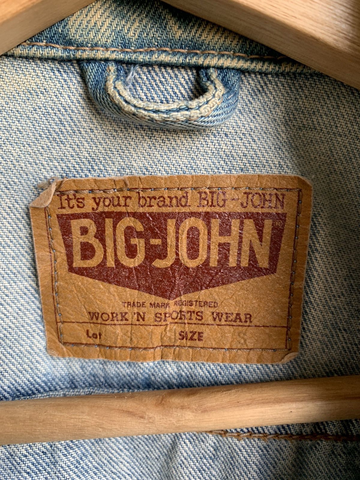 Big John × If Six Was Nine × Vintage Vintage 90s Big John Trucker Denim Jacket Size US S / EU 44-46 / 1 - 19 Thumbnail