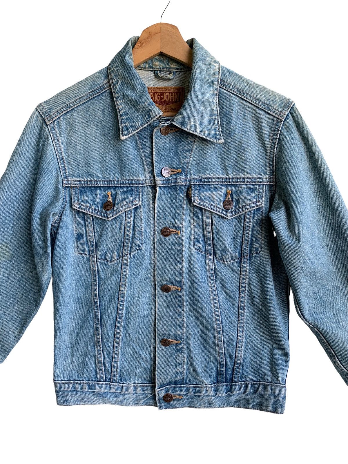 Big John × If Six Was Nine × Vintage Vintage 90s Big John Trucker Denim Jacket Size US S / EU 44-46 / 1 - 2 Thumbnail