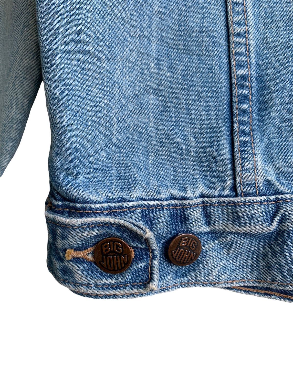 Big John × If Six Was Nine × Vintage Vintage 90s Big John Trucker Denim Jacket Size US S / EU 44-46 / 1 - 16 Thumbnail