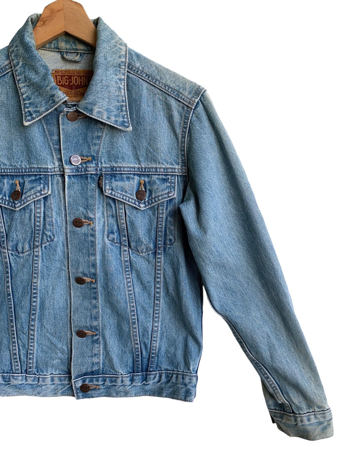 Big John × If Six Was Nine × Vintage Vintage 90s Big John Trucker Denim Jacket Size US S / EU 44-46 / 1 - 6 Thumbnail