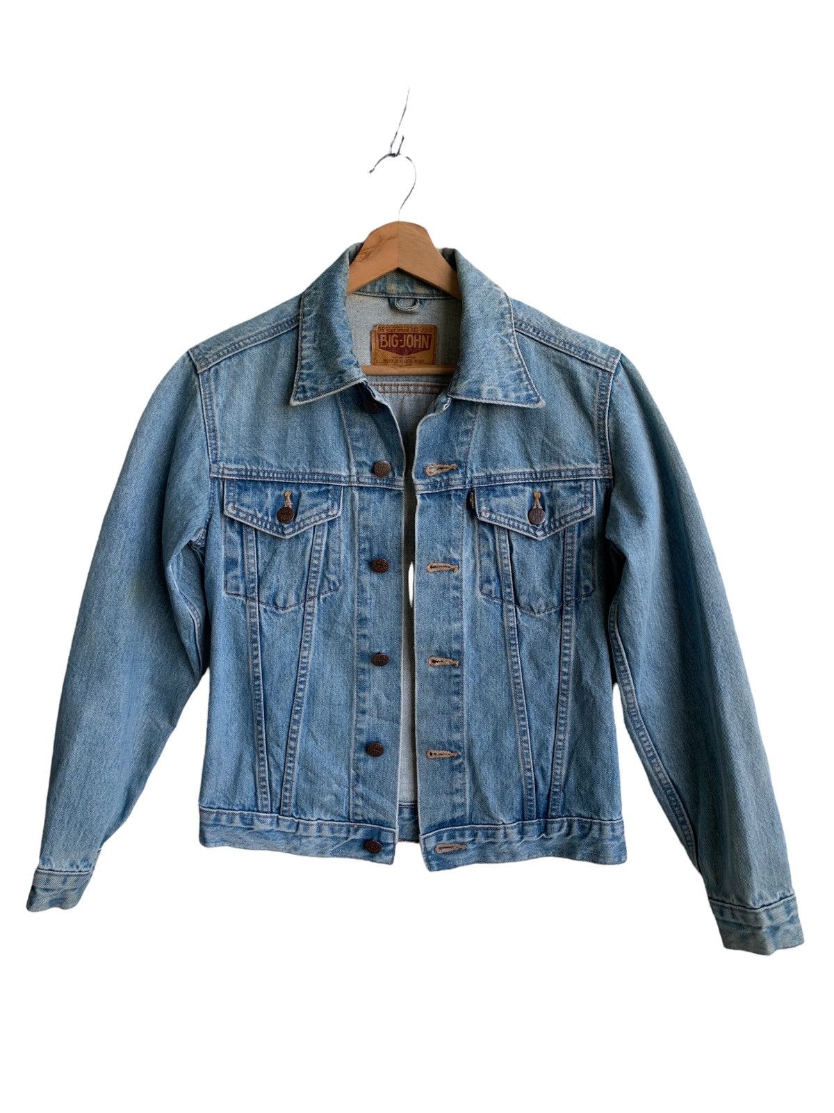 Big John × If Six Was Nine × Vintage Vintage 90s Big John Trucker Denim Jacket Size US S / EU 44-46 / 1 - 7 Thumbnail