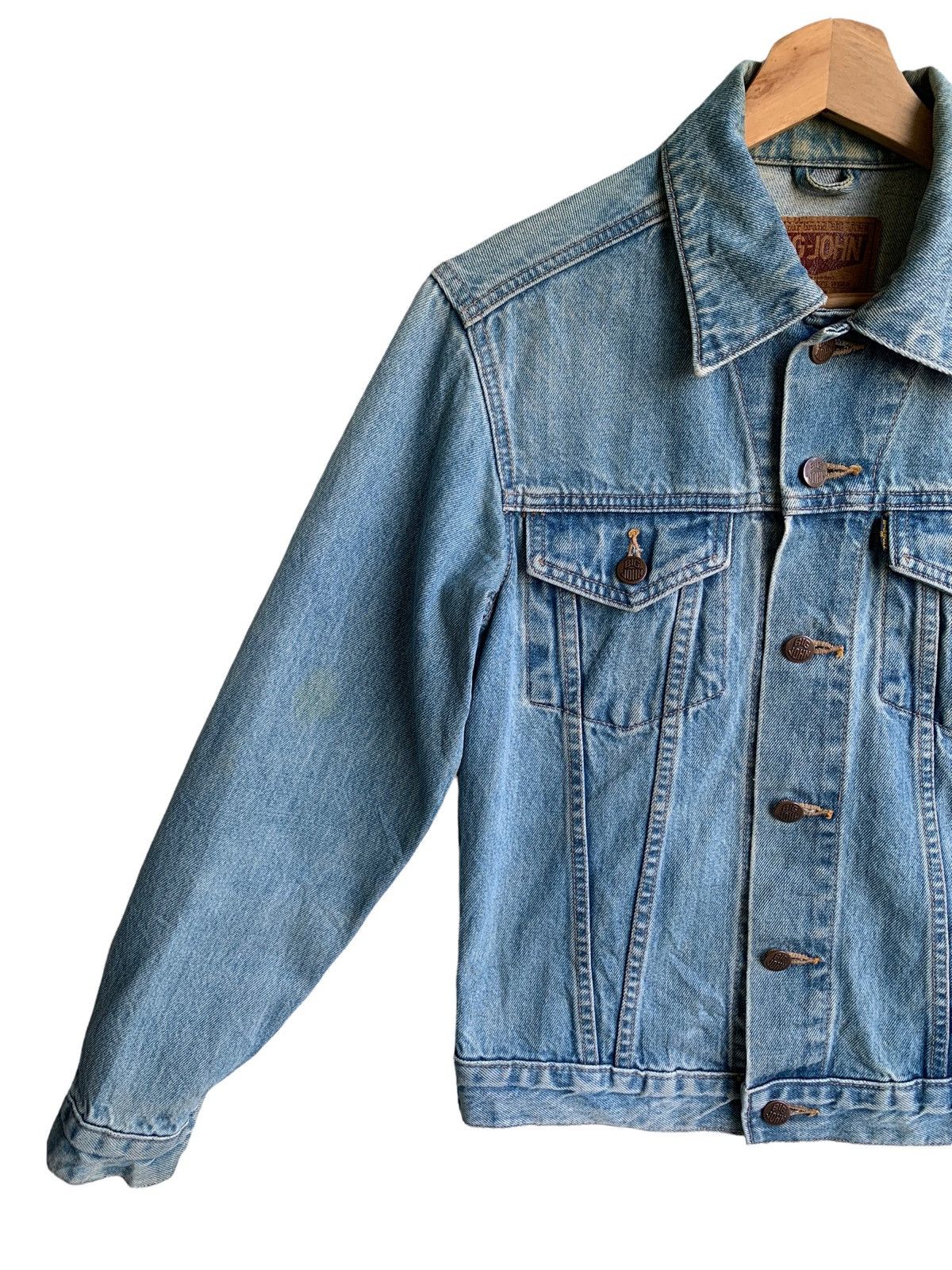 Big John × If Six Was Nine × Vintage Vintage 90s Big John Trucker Denim Jacket Size US S / EU 44-46 / 1 - 5 Thumbnail