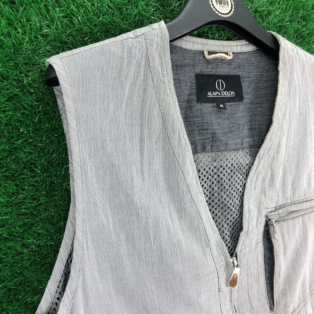 ALAIN DELON Vintage Alain Delon Zipper Vest Size US M / EU 48-50 / 2 - 2 Thumbnail