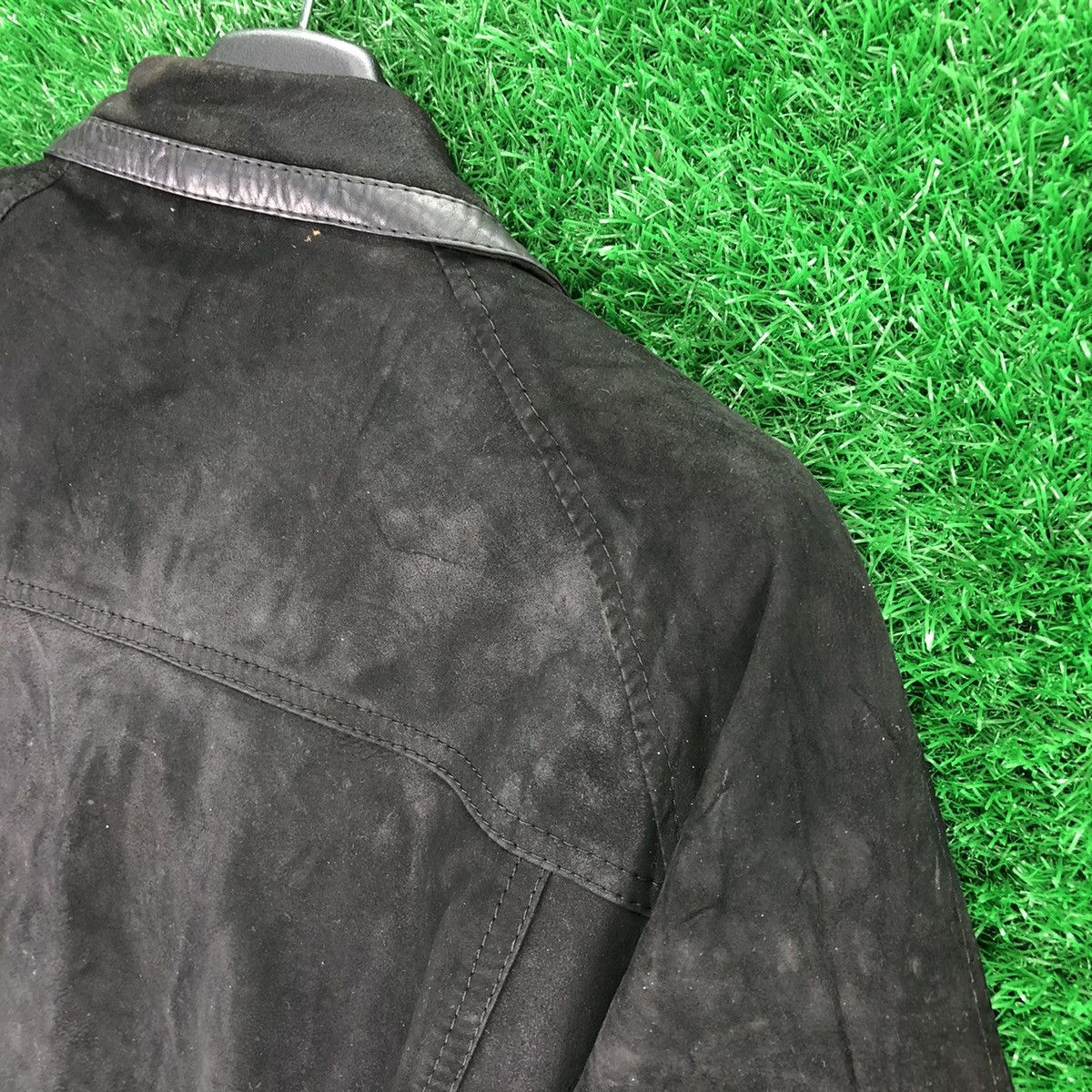 Japanese Brand Vintage 80's Suede Leather Zipper Jacket by Suede Life Size US M / EU 48-50 / 2 - 5 Thumbnail