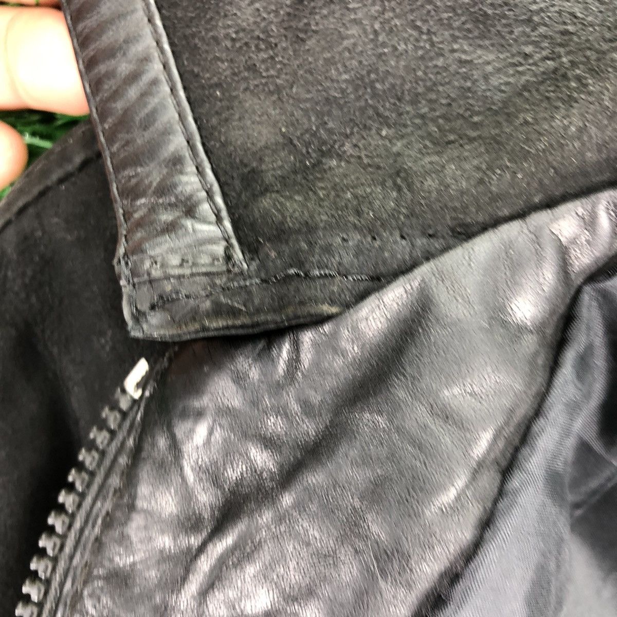 Japanese Brand Vintage 80's Suede Leather Zipper Jacket by Suede Life Size US M / EU 48-50 / 2 - 10 Thumbnail